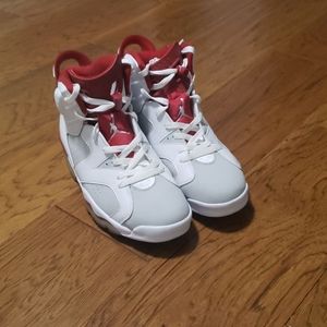 Air Jordan 6 alternate red/grey/white size 12